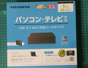 【新品】 IODATA HDCX-UTL6K [HDCX-UTLシリーズ 6TB] 外付けHDD アイオーデータ テレビ録画 外付けハードディスク 