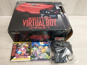 現状品 Nintendo VIRTUALBOY バーチャルボーイ 3D DISOLAY GAME SYSTEM【 ぱにボン・ギャラクシーピンボール】AC アダプタ セット