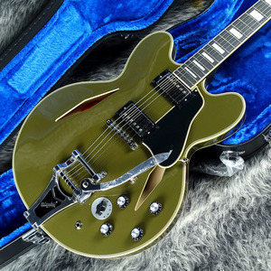 Epiphone Shinichi Ubukata ES-355 Custom Bigsby ver.02 Olive Drab