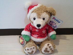 ロ 2015年 フロリダ ディズニーパークス限定【ダッフィー】12インチ（約32cm）ぬいぐるみ クリスマスver. Duffy the Disney Bear