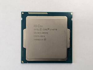 簡易チェック済み Intel Core i7-4770 3.4GHz LGA1150
