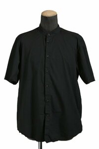 daub (ダーブ) / 22SS DYEING MINIMAL S/S SHIRT / ORGANIC COTTON / size 48 (BLACK) シャツ