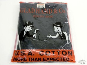 新品 グラッドハンド GLAD HAND 型番01　パックTEE クルーネック 半袖　管理001 半袖Tシャツ black 2XL