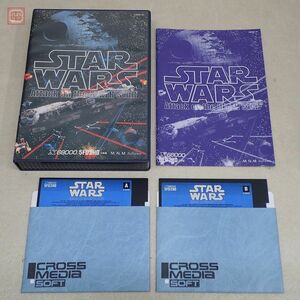 動作品 X68000 5インチFD スターウォーズ アタック オン ザ デススター STAR WARS Attack on the DEATH STAR ビクター Victor 箱説付【10