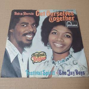 Bob Andy & Marcia Griffiths - Get Ourselves Together / The Jay Boys - Festival Spirit // Trojan 7inch / Rocksteady / AA0653 