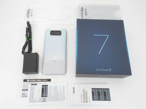 ●ASUS Zenfone7 ZS670KS WH128S8 パステルホワイト 128GB