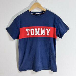 H7816FF TOMMY JEANS トミージーンズ サイズS 半袖　Tシャツ ネイビー系 メンズ ロゴTシャツ