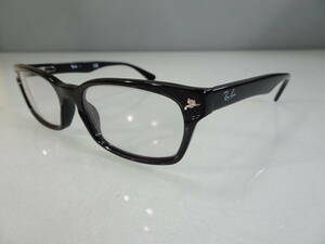 RayBan/レイバン　メガネフレーム　RB5017A　2000　52口19　135　伊達メガネ　アジアンフィット　中古