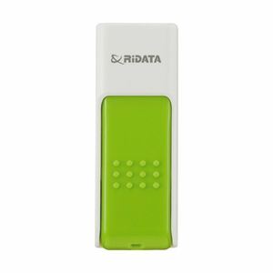 【新品】（まとめ）RiDATA ラベル付USBメモリー64GB ホワイト/グリーン RDA-ID50U064GWT/GR 1個【×2セット】