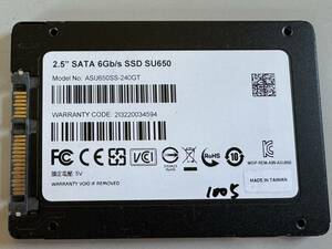 ADATA SSD 240GB【動作確認済み】1005