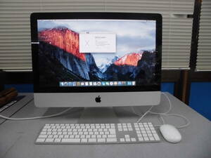 Apple　iMac　A1311　21.5インチ　Core2Duo3.06GHz　メモリ4GB　HDD500GB　MacOSX El Capitan