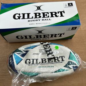 未使用品 ラグビーボール GILBERT RUGBY WORLD CUP JAPAN 2019 日本 ラグビーワールドカップ CB9019 RWC2019レプリカ日本代表記念ボール5号