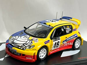 ラリーカーコレクション 1/43 プジョー 206 WRC 2002 ラリー・グレートブリテン バレンティーノ・ロッシ