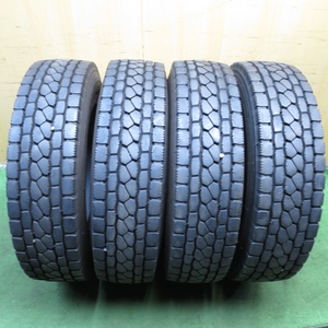 *送料無料* バリ溝！22年！9.5分★トラック タイヤ 225/80R17.5 123/122L ブリヂストン エコピア M801Ⅱ ミックス★4033004KKスタ