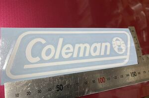 アウトドア Coleman コールマン カッティングステッカー 白