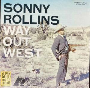 Sonny Rollins / Way Out West 中古CD　輸入盤 24KARAT GOLD Limited Edition