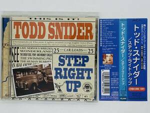 即決CD TODD SNIDER / STEP RIGHT UP / トッド・スナイダー ステップ・ライト・アップ / 帯付き オルタナカントリー I06