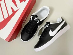 ★【新品 定価7,150円】 NIKE COURT ROYALE 749747-010 ナイキ コートロイヤル スニーカー US8.5 26.5cm ブラック×ホワイト シューズ