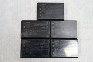 S0772(SLL) Y 5個セット リチウムイオン電池 NEC PW-WT24-01-3683F/BATI001(3,7V/1800mA【 NEC PB2600 PW-PS67-18 ハンディターミナル