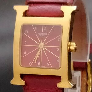エルメス Hermes 腕時計 動作品 HH1.201（Hウォッチ） レディース 1315947