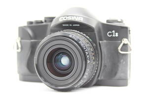 【返品保証】 コシナ Cosina C1s ブラックボディ smc Pentax-A 28mm F2.8 ボディレンズセット C8144