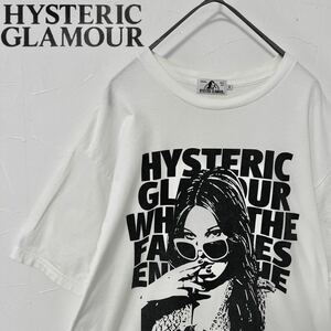 【送料無料】HYSTERIC GLAMOUR ヒステリックグラマー　Tシャツ　半袖　ヒスガール　メンズ　S ホワイト　白