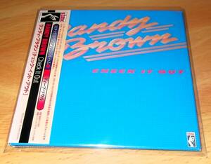 【紙ジャケCD】RANDY BROWN / Check It Out