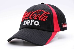 レア新品 Coca-Cola Zero suzuka コカコーラ ゼロ スポンサー 鈴鹿8時間耐久 8耐 メッシュ速乾生地 キャップ 帽子 管理No3Hm
