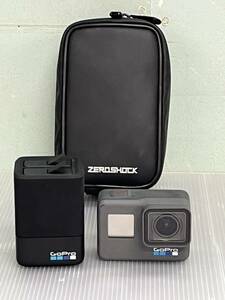 ジャンク品 GoPro HERO6 /デュアルバッテリーチャージャー AADBD-001 /ケース 3点セット 動作未確認