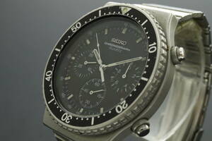 LVSP6-5-13 7T052-13 SEIKO セイコー 腕時計 7A28-7040 スピードマスター クロノグラフ クォーツ 約94g メンズ シルバー ジャンク