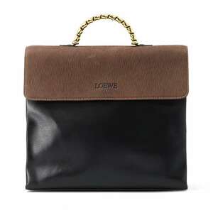 ロエベ ハンドバッグ ベラスケス レザー LOEWE 2wayショルダーバッグ 黒 【安心保証】