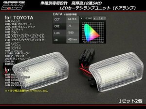トヨタ汎用 LED カーテシランプ 180系 200系 210系 クラウン R-129
