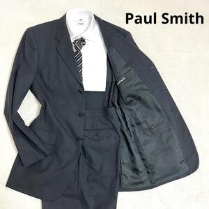 474 Paul Smith ポールスミス セットアップスーツ ブラックL 3B ニューウール
