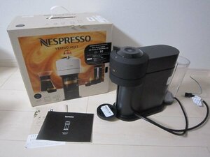 展示品 未使用！Nespresso ネスプレッソ ヴァーチュオ ネクスト マッドブラック 2023年製 GDV1-MB-CO※同梱カプセル無し