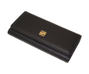 決算セール　長財布 レディース ブラック Sb-10 使いやすい カード入れ 大容量 30代 40代 50代 60代 70代 女性 婦人 ギフト