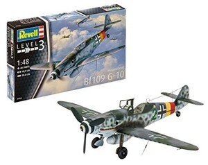 ドイツレベル 1/48 メッサーシュミット Bf109G-10 プラモデル