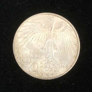 【外国硬貨/記念硬貨】ミュンヘンオリンピック記念 10マルク銀貨 1972年 管理F68