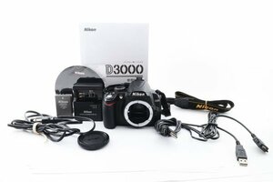 ★ショット数3485枚美品★ ニコン D3000 ボディ #12394MTT