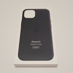 新品未開封 アップル純正 iPhone 13 レザーケース ミッドナイト MM183FE/A MagSafe対応