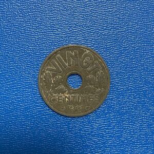 フランスのコインA 1941年　20サンチーム　ヴィシー政権