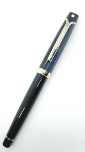 シェーファー 万年筆 VLR パラディウムトリム ディープブルー (Sheaffer VLR Fountain Pen Deep Blue (nib: 14k-585 Fine))