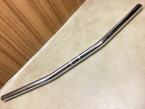 OLD MTB【 SAKAE MT 】 CP 鉄製 メッキ フラットバー ① 22.2mm 575mm 中古品 検) Vintage DH XC クロモリ