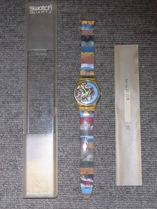 ゆうパケット送料込 未使用品 1992 (GZ126) Swatch THE PEOPLE スウォッチ ザ ピープル 1億本記念　★