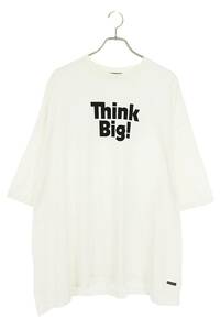 バレンシアガ BALENCIAGA 508167 TYK79 サイズ:XS Think BigプリントオーバーサイズTシャツ 中古 SB01