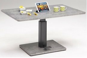 新生活応援 人気商品 高さ調節 リビング ダイニング 昇降式ダイニングテーブル モダン 北欧風 グレー色 石目柄 テーブル リビングテーブル
