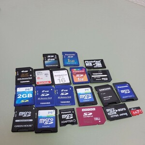 Panasonic パナソニック TOSHIBA 東芝 SAMSUNG メモリーカード micro SDカード 1GB 2GB 64GB まとめ売り 送料230円