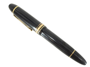 1円スタート 【MONTBLANC モンブラン】 マイスターシュテュック 149 万年筆 14C ゴールド×ブラック ペン 筆記用具