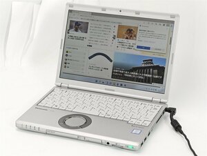 激安 高速SSD 日本製 12.1型 ノートパソコン Panasonic CF-SZ6RDCVS 中古 第7世代 i5 DVDRW 無線 Bluetooth カメラ Windows11 Office
