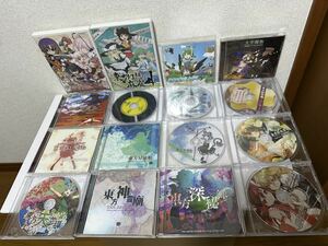 東方project 上海アリス幻樂団　16本セット　原作 同人 ゲーム 体験版 音楽CD 
