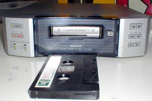 SONY TC-TX515 Auto Reverse Cassette Tape Deck Junk！ ソニー 小型 スロット式 オートリバース カセット デッキ 